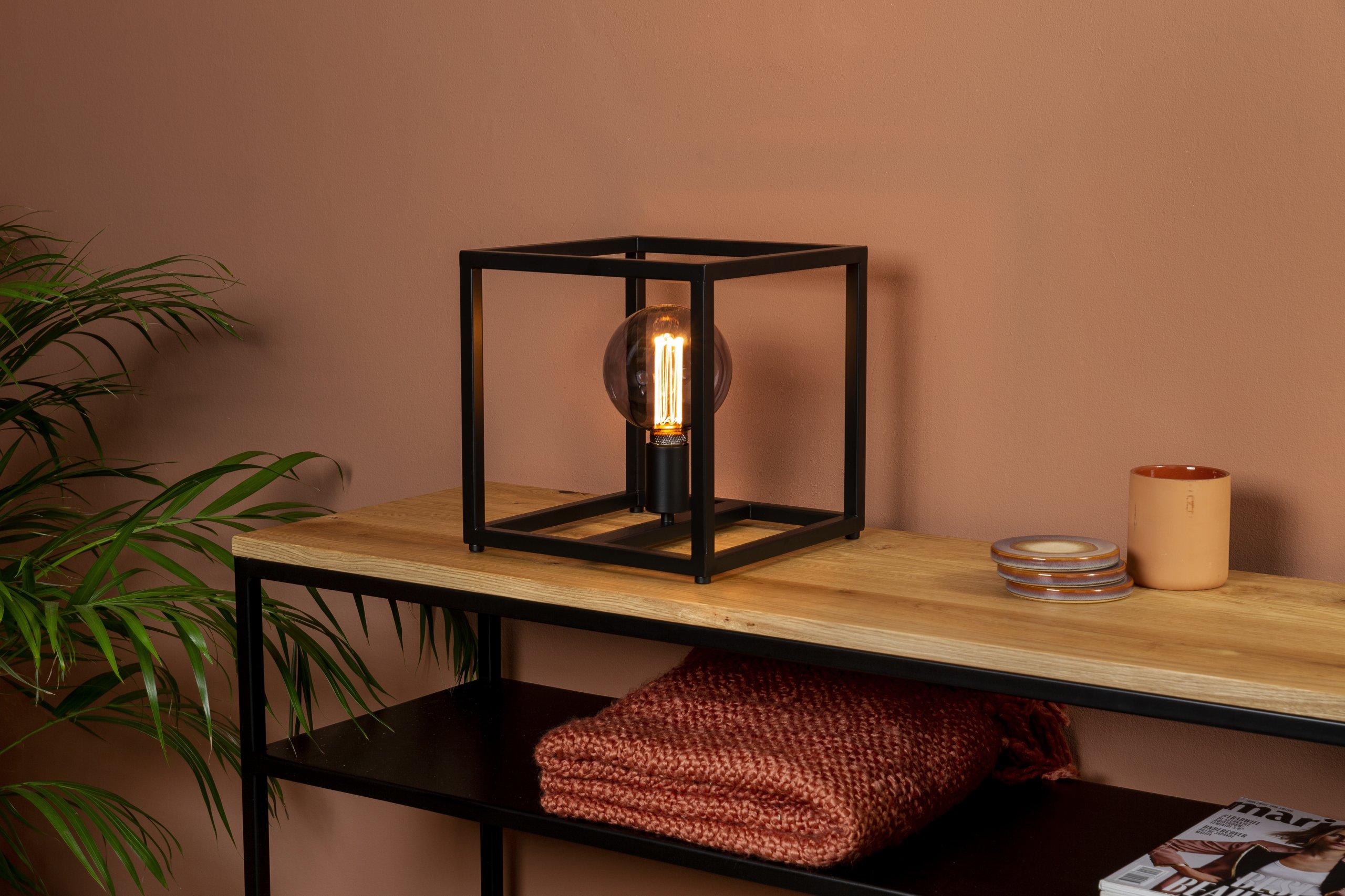 Haluta Tafellamp - 28 cm - Zwart - Afbeelding 2