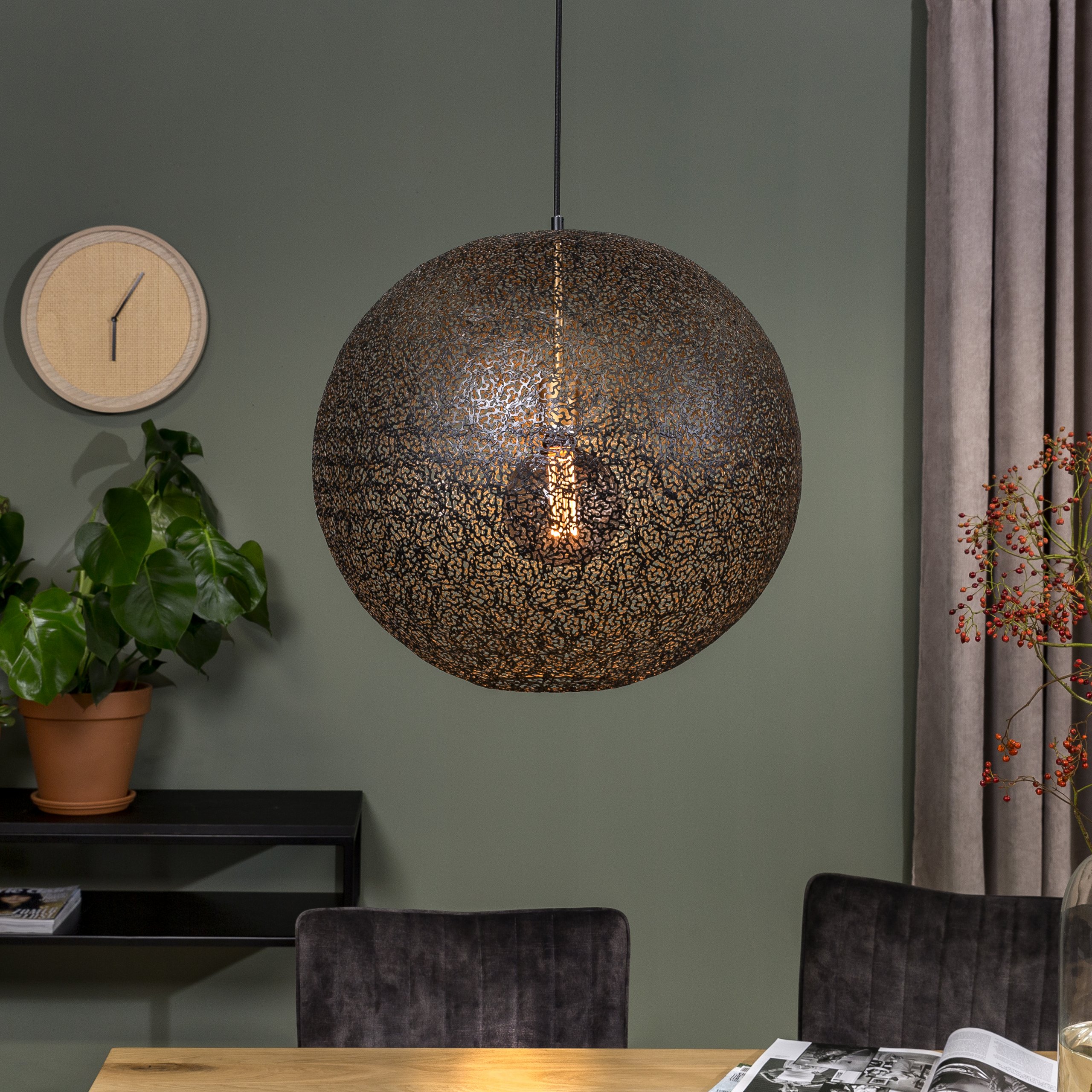 Haluta Hanglamp - 50 cm - Zwart - Afbeelding 2