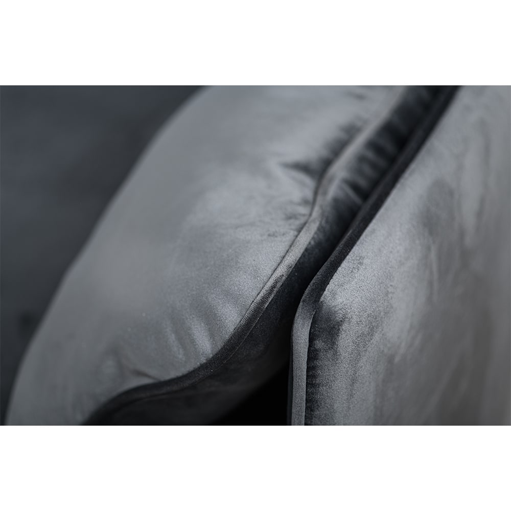 Haluta Hoekbank Esteban – 255 x 157 x 85 cm – Donkergrijs – Links - Afbeelding 4