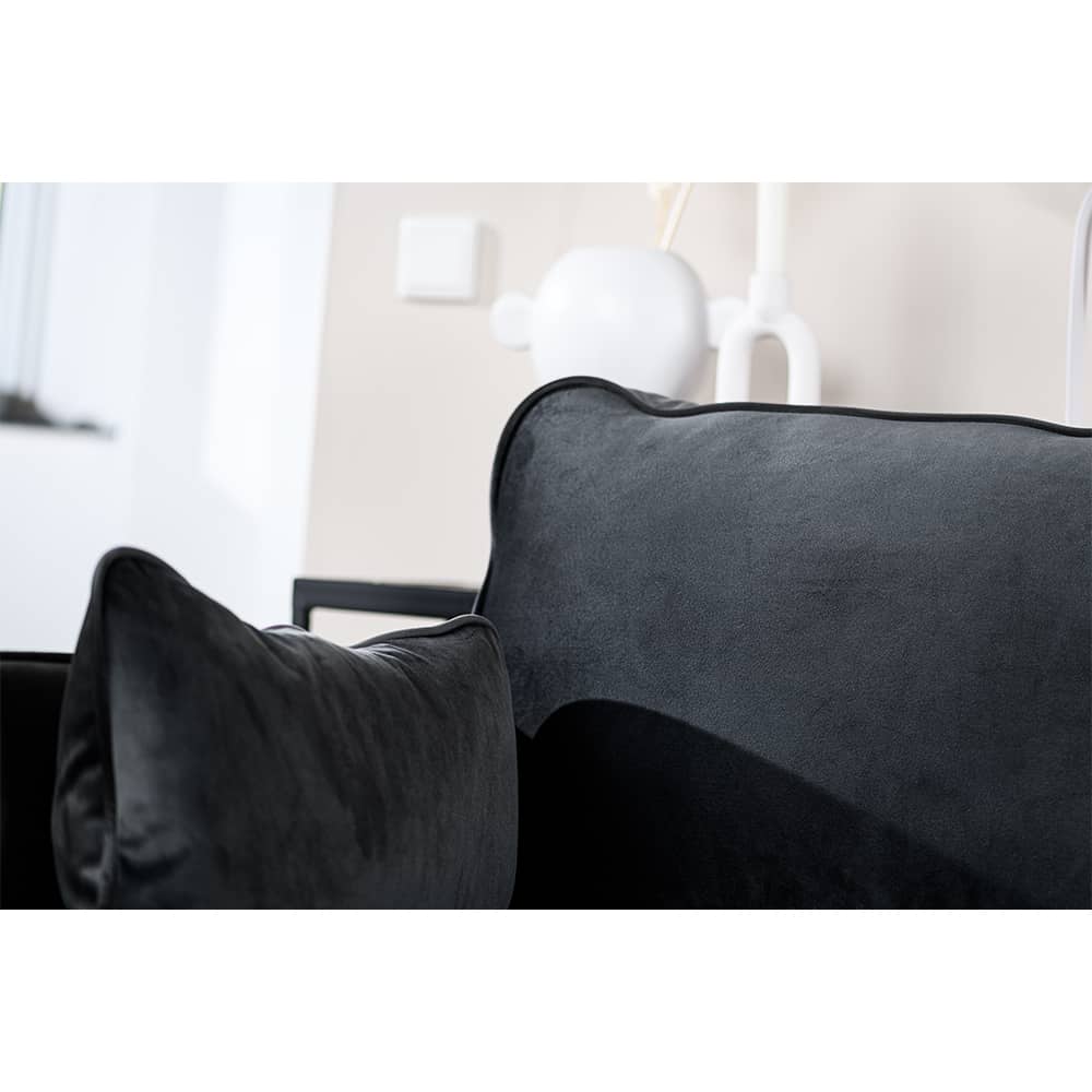 Haluta Hoekbank Esteban – 255 x 157 x 85 cm – Donkergrijs – Links - Afbeelding 2