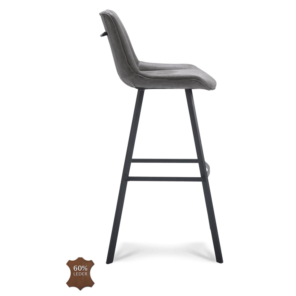 Haluta Barkruk Maurits – Grafiet (zithoogte 80cm) - Afbeelding 4