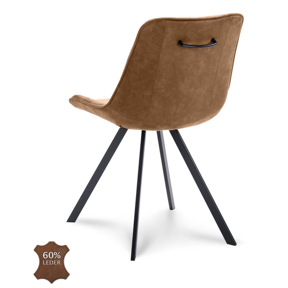 Haluta Eetkamerstoel Robin – Camel - Afbeelding 4