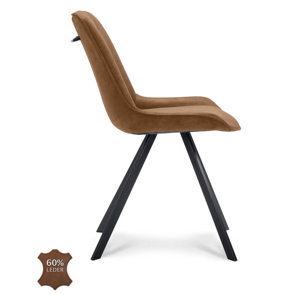 Haluta Eetkamerstoel Robin – Camel - Afbeelding 3