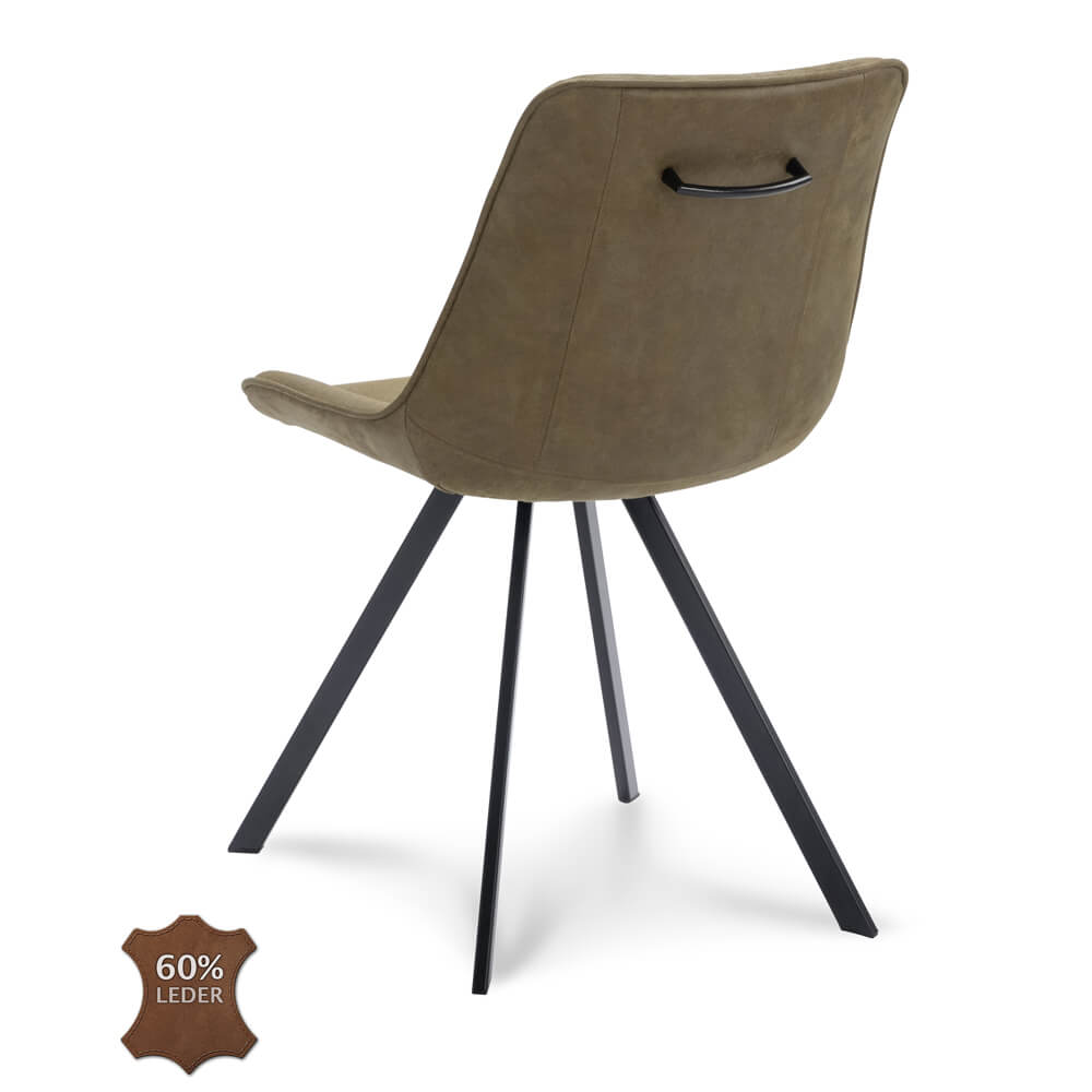 Haluta Eetkamerstoel Robin – Moss - Afbeelding 2