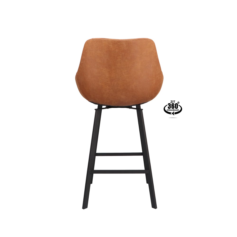 Haluta Barkruk kees - Draaibaar – Camel (zithoogte 65cm) - Afbeelding 3