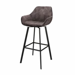 Haluta Barkruk Sophie – Antraciet (zithoogte 80cm)