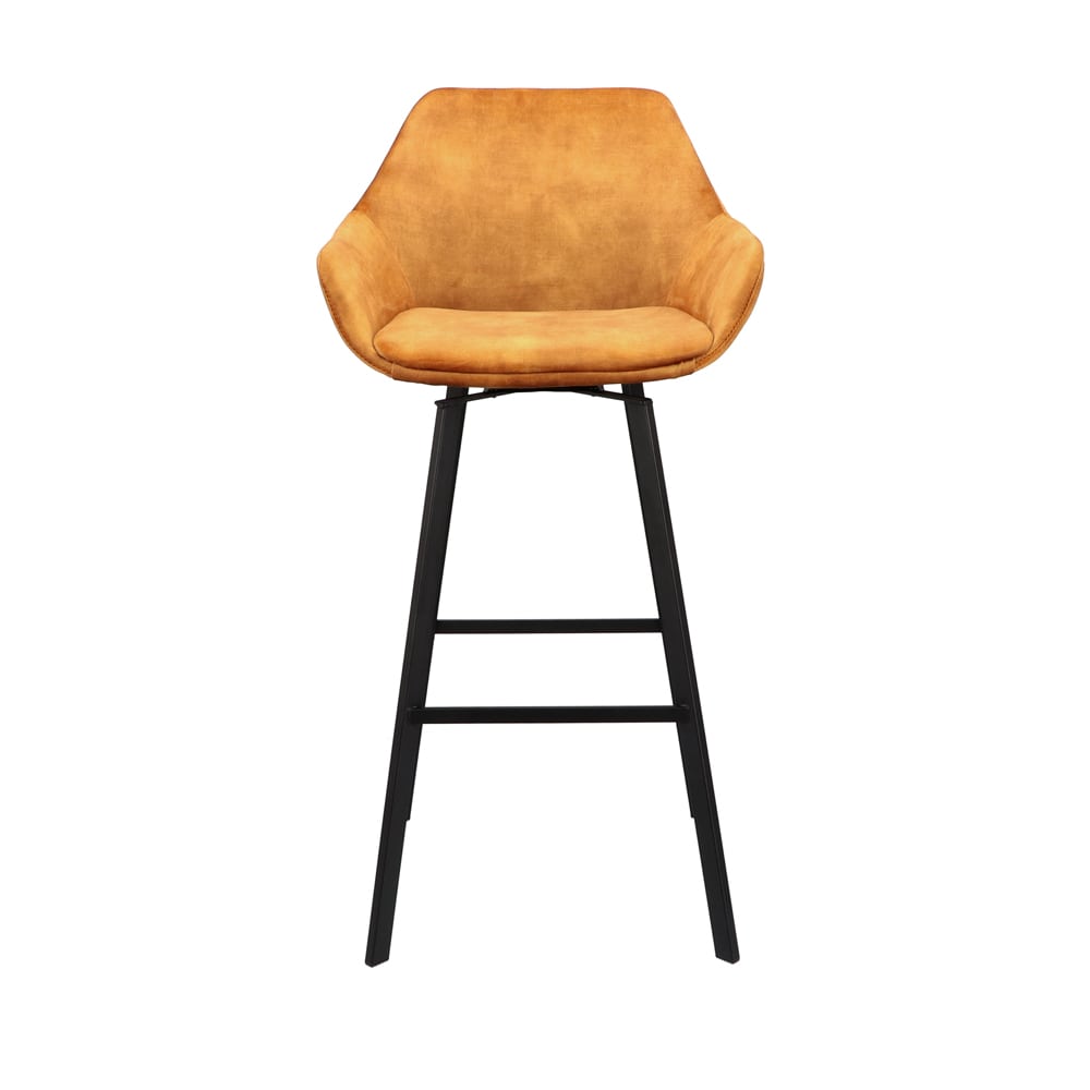 Haluta Barkruk Sophie – Cognac (zithoogte 80cm) - Afbeelding 2