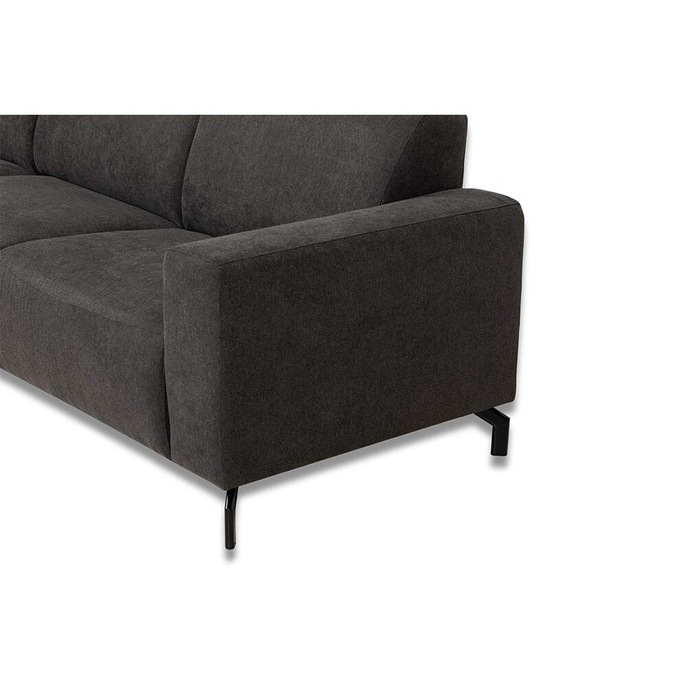 Haluta Hoekbank Zwolle - 256 x 188 x 82 cm - Antraciet - Links - Afbeelding 5