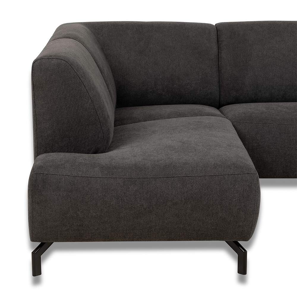 Haluta Hoekbank Zwolle - 256 x 188 x 82 cm - Antraciet - Links - Afbeelding 6