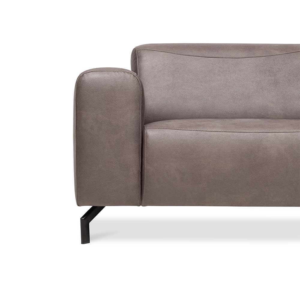 Haluta Hoekbank Utrecht - 275 x 210 x 77 cm - Grijs - Rechts - Afbeelding 4