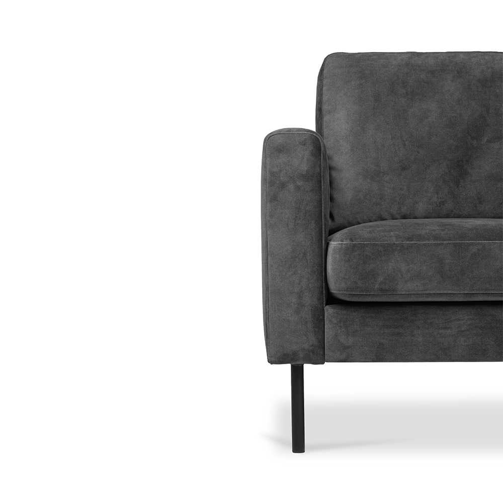 Haluta Hoekbank Arnhem - 247 x 195 x 84 cm - Antraciet - Rechts - Afbeelding 4