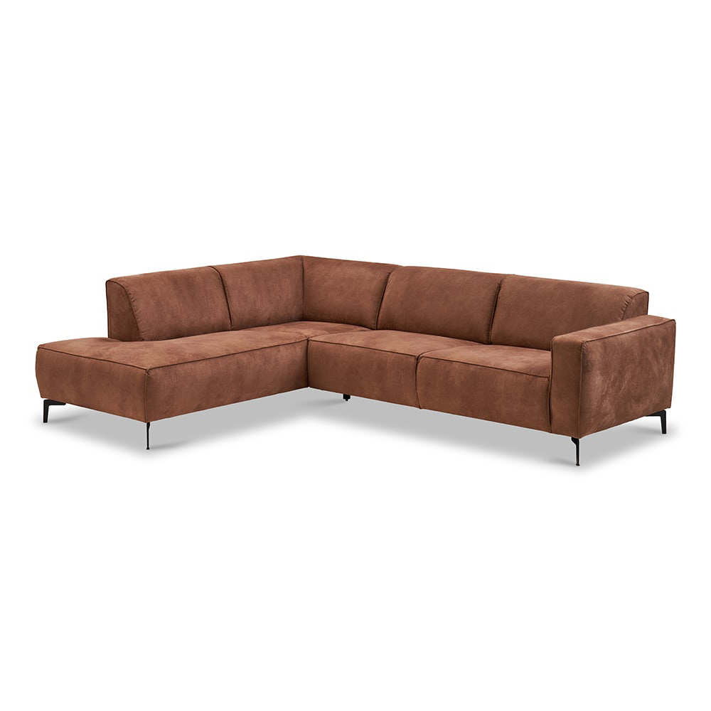Haluta Hoekbank Alkmaar - 270 x 209 x 77 cm - Cognac - Links - Afbeelding 3
