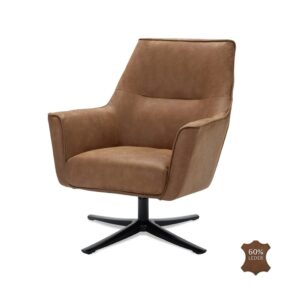 Haluta Relax Fauteuil Jan - Draaibaar - Camel