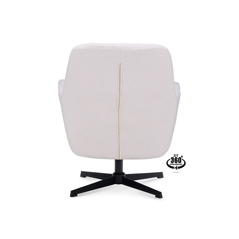 Haluta Relax Fauteuil Saar - Draaibaar - Ivory - Afbeelding 5