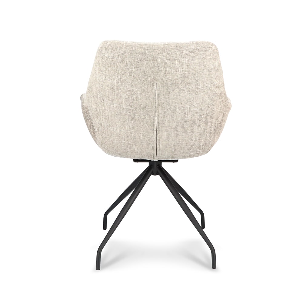 Haluta Eetkamerstoel Jack – Taupe - Afbeelding 2