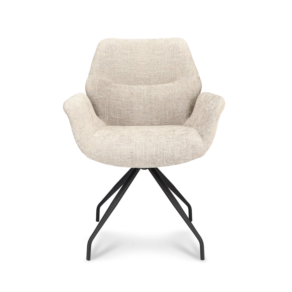 Haluta Eetkamerstoel Jack – Taupe - Afbeelding 3