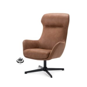 Haluta Relax Fauteuil Guus - Draaibaar - Camel