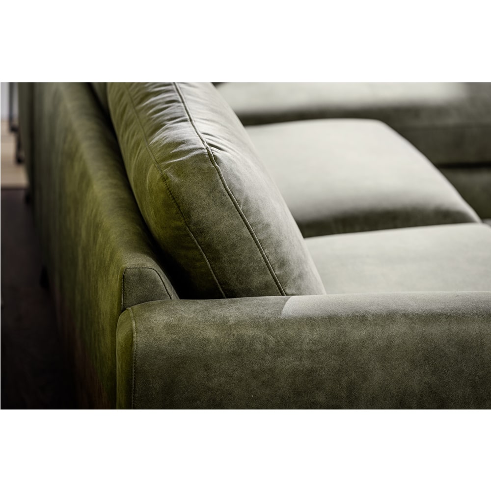 Haluta - Hoekbank Job – 258 x 155 x 83 cm – Groen – Rechts - Afbeelding 2