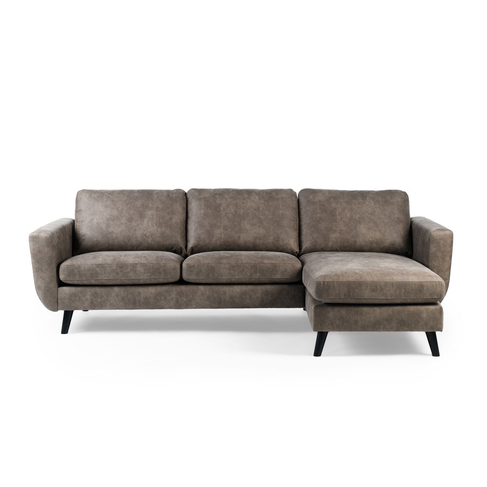 Haluta - Hoekbank Job – 258 x 155 x 83 cm – Taupe – Rechts - Afbeelding 4