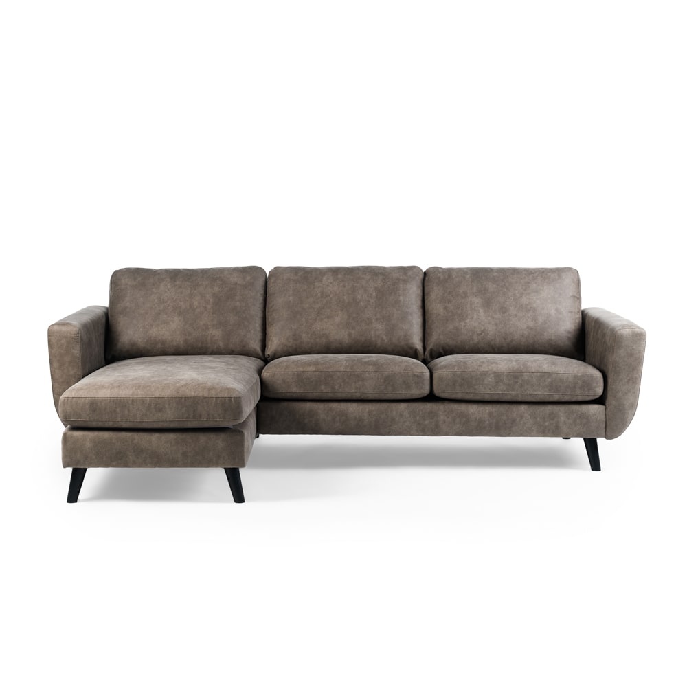 Haluta - Hoekbank Job – 258 x 155 x 83 cm – Taupe – Links - Afbeelding 3