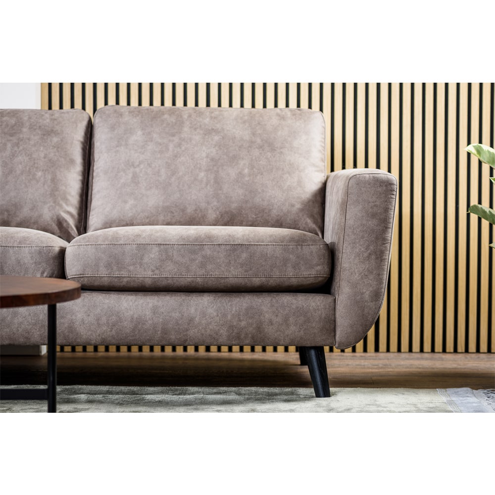 Haluta - Hoekbank Job – 258 x 155 x 83 cm – Taupe – Links - Afbeelding 7