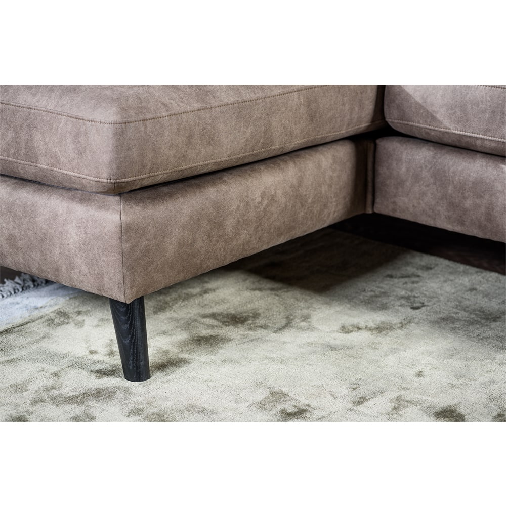 Haluta - Hoekbank Job – 258 x 155 x 83 cm – Taupe – Links - Afbeelding 2