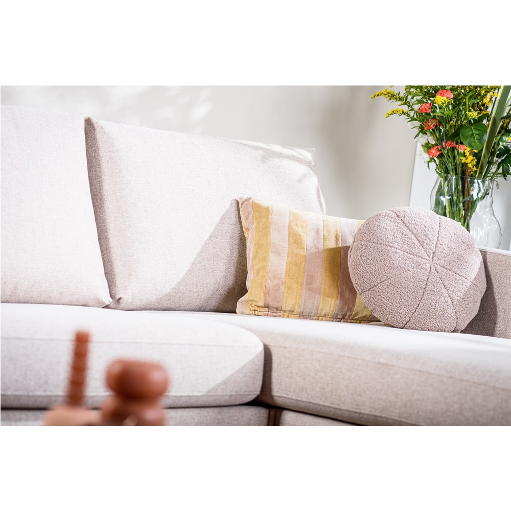 Haluta - Hoekbank Joop – 255 x 155 x 85 cm – Beige – Rechts - Afbeelding 3