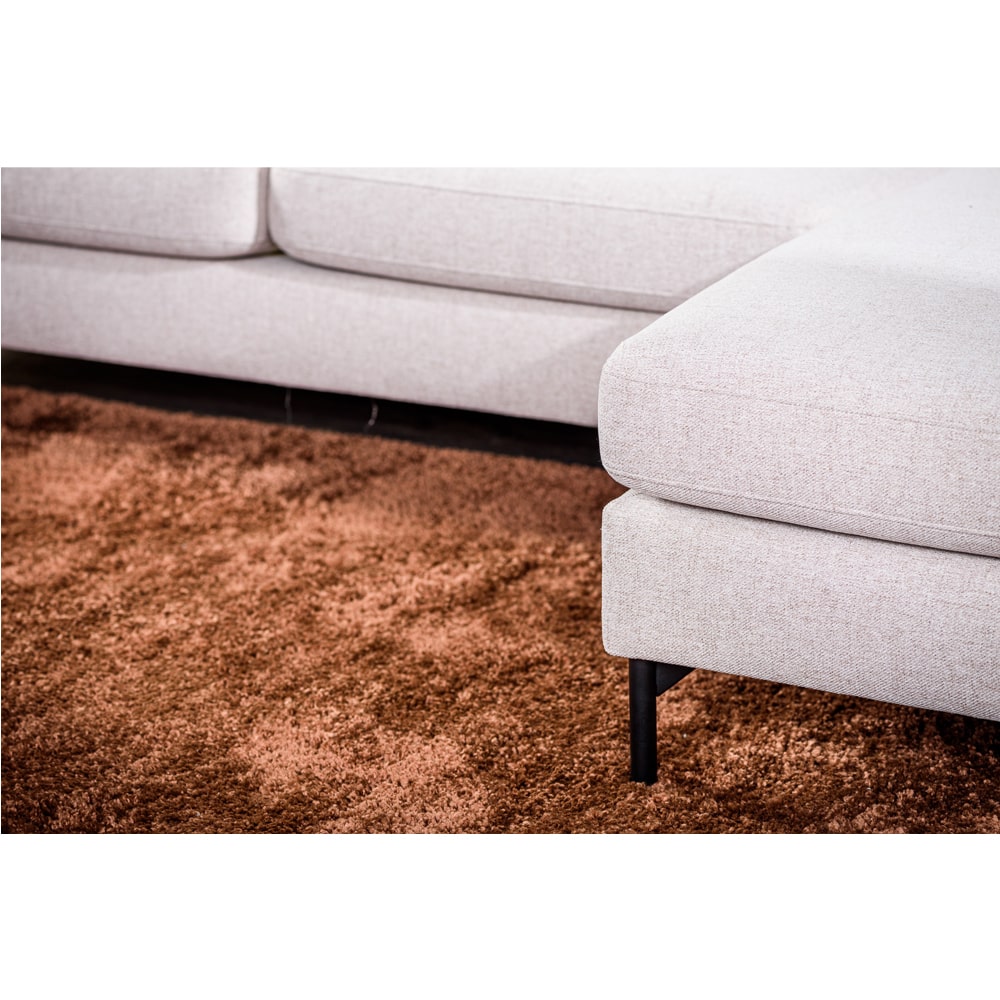 Haluta - Hoekbank Joop – 255 x 155 x 85 cm – Beige – Rechts - Afbeelding 2