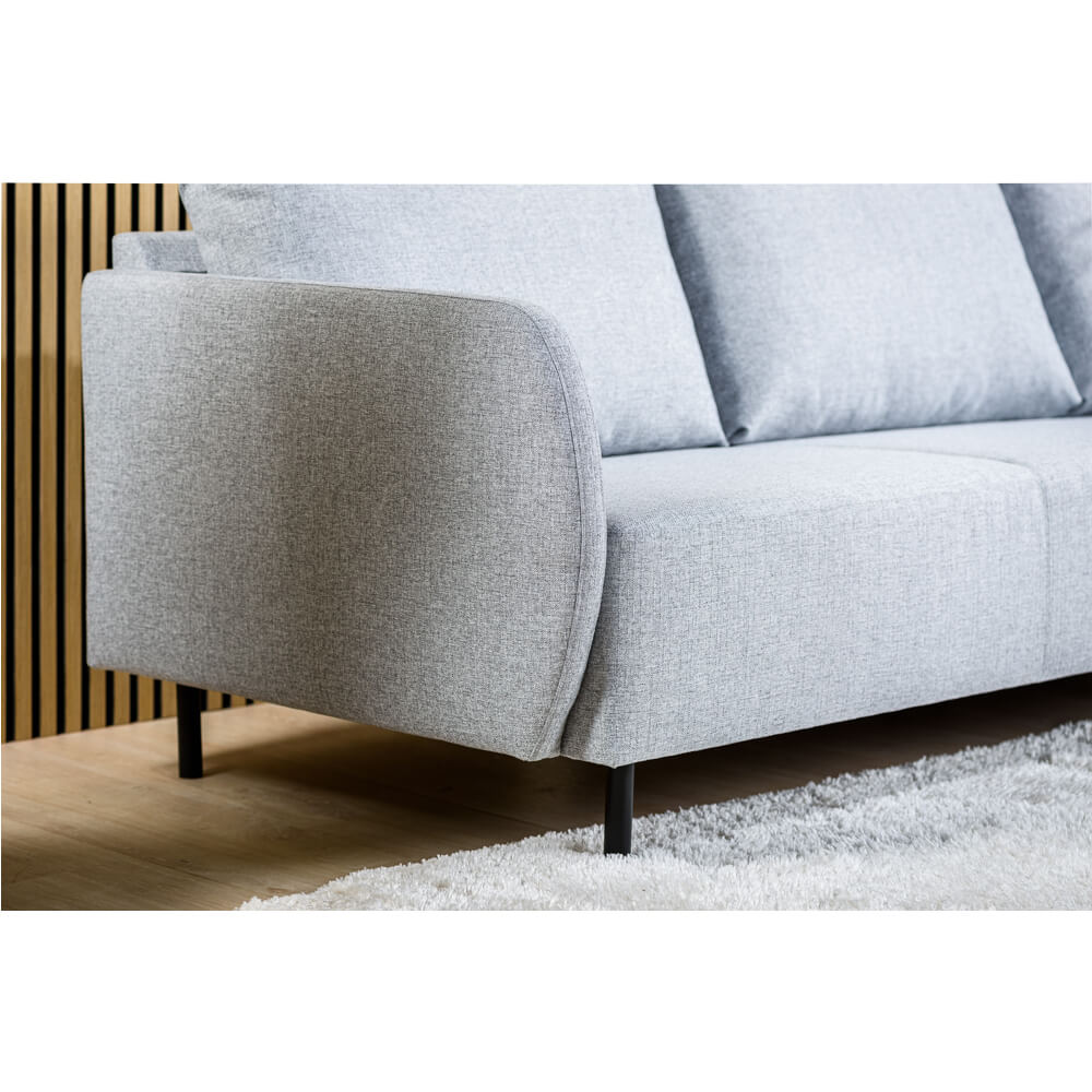 Haluta - Hoekbank Niek – 240 x 170 x 80 cm – Grijs – Rechts - Afbeelding 4