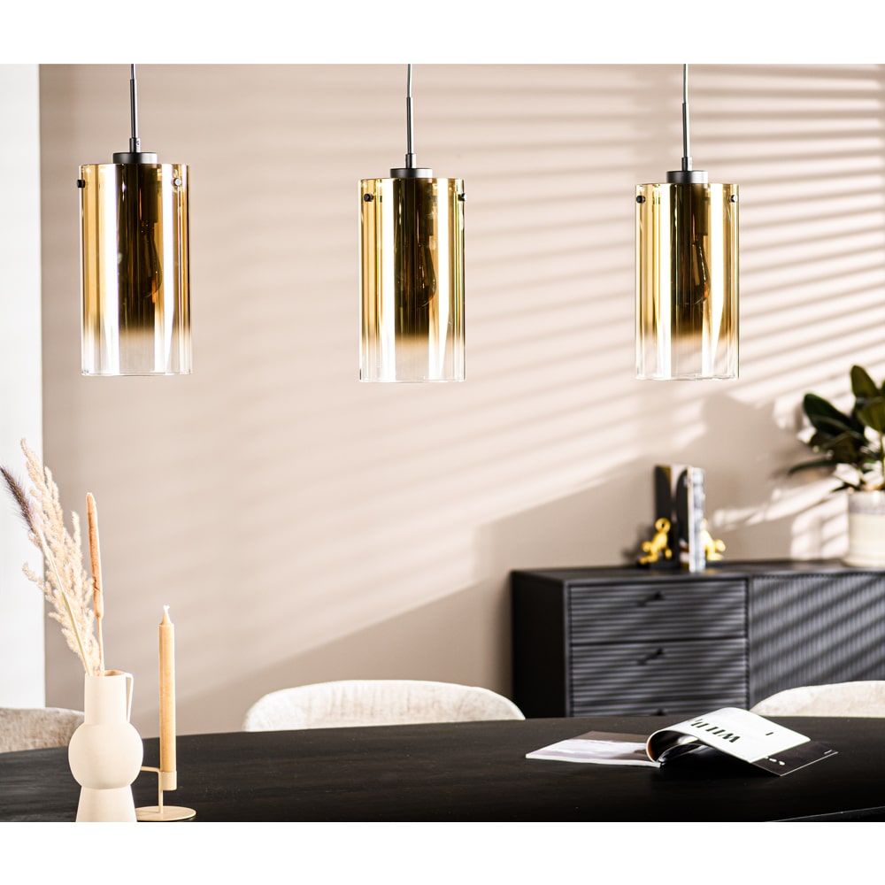 Haluta Hanglamp Clint - 3-lichts - Goud - Afbeelding 4