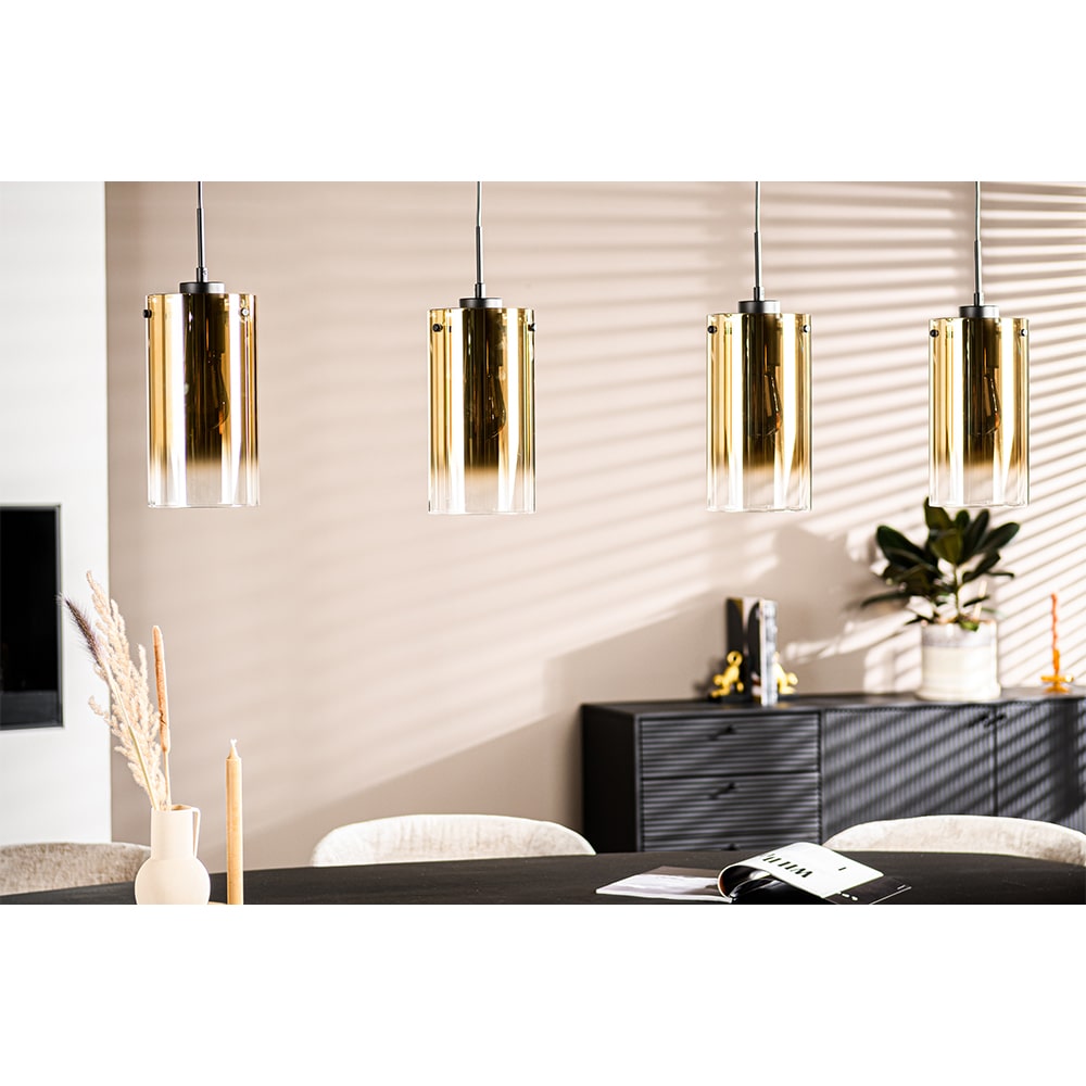 Haluta Hanglamp Jeff - 4-lichts - Goud - Afbeelding 2