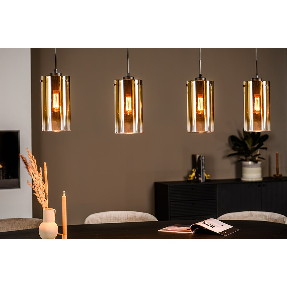 Haluta Hanglamp Jeff - 4-lichts - Goud - Afbeelding 3