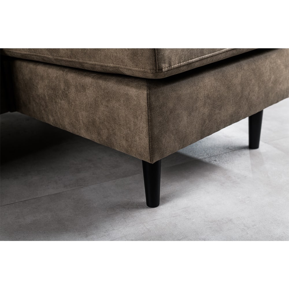 Haluta - Hoekbank Savanne - 204 x 133 x 82 cm - Taupe - Rechts - Afbeelding 2