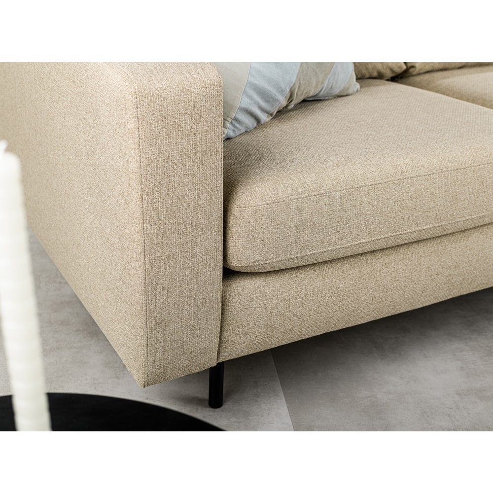 Haluta - Hoekbank Dylan - 251 x 153 x 82 cm - Beige - Links - Afbeelding 2