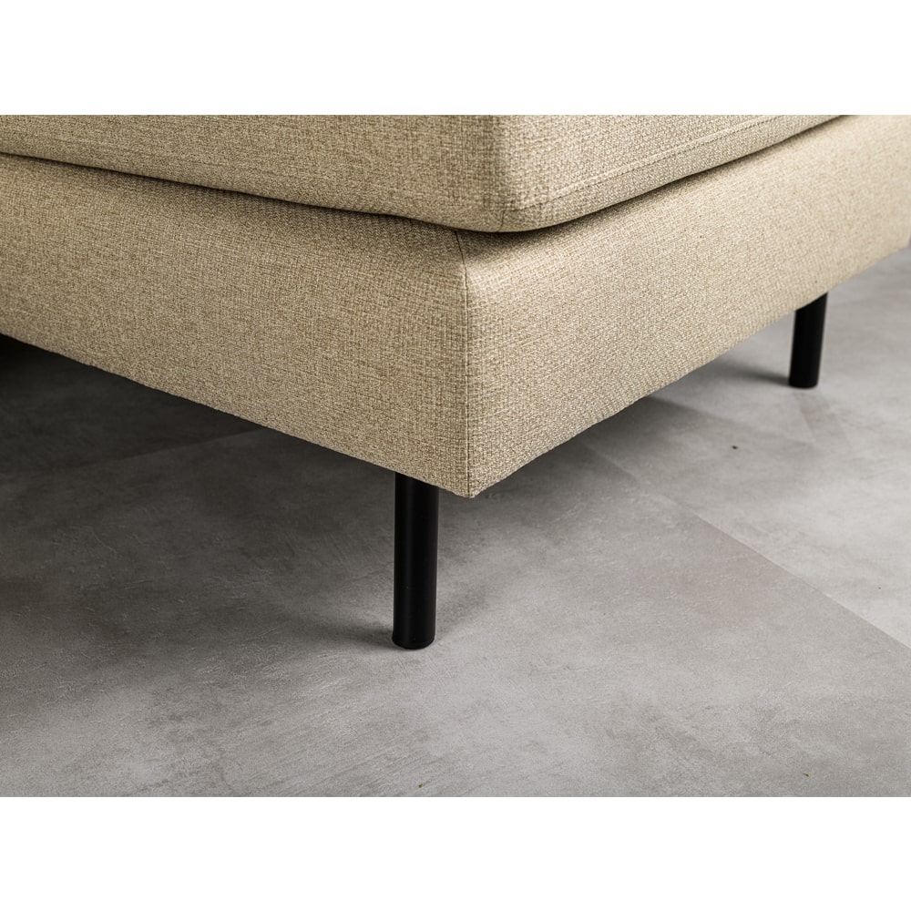 Haluta - Hoekbank Dylan - 251 x 153 x 82 cm - Beige - Links - Afbeelding 4