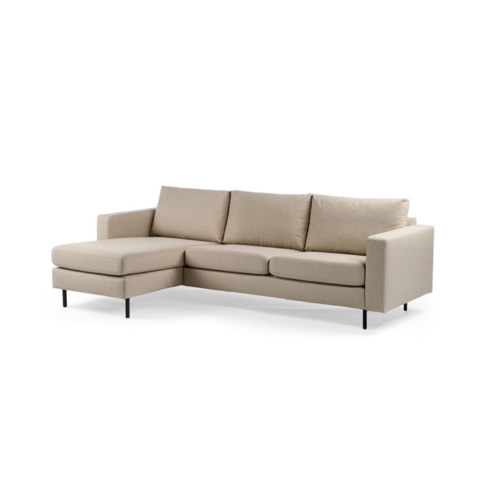 Haluta - Hoekbank Dylan - 251 x 153 x 82 cm - Beige - Links - Afbeelding 5