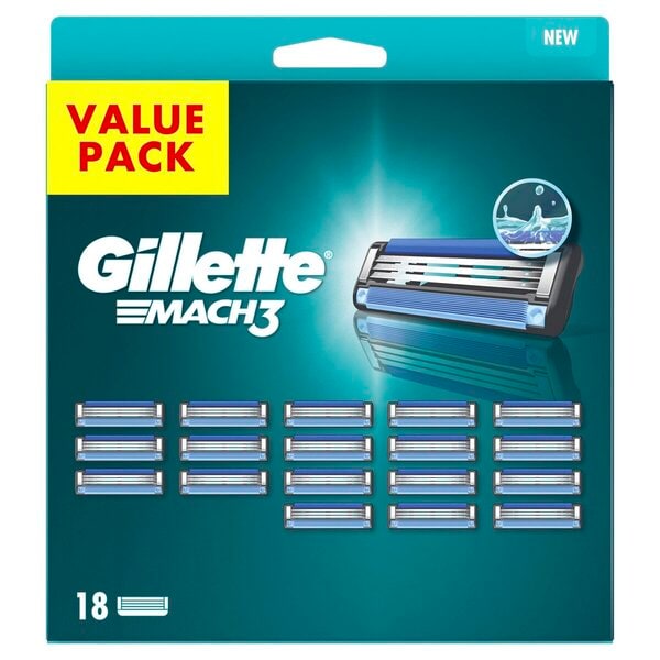 Gillette Mach3 Scheermesjes - 18 stuks - Afbeelding 2